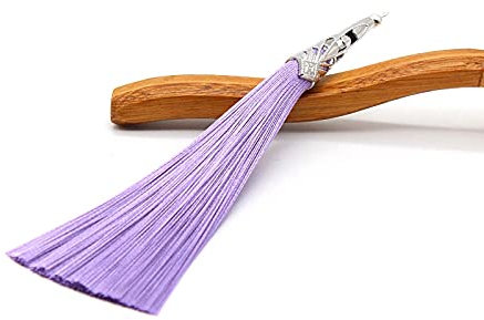 Silky Floss Mini-Quasten, 10 Stück, 12,5 cm, Lesezeichen-Quasten, Nähen, Bang-Quastenbesatz, dekorativ for die Herstellung von Ohrringen, Schmuck, Taschenanhänger, Anhängerdekorationen, DIY-Bastelzube
