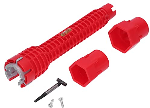 Yuecoom Waschbeckenschlüssel, Wasserhahn- Und Waschbecken-Installationswerkzeug, Multifunktionales Sanitärwerkzeug, Rohrabzieher Für Waschbecken, Badezimmer, Küche, Toilette, Sanitär