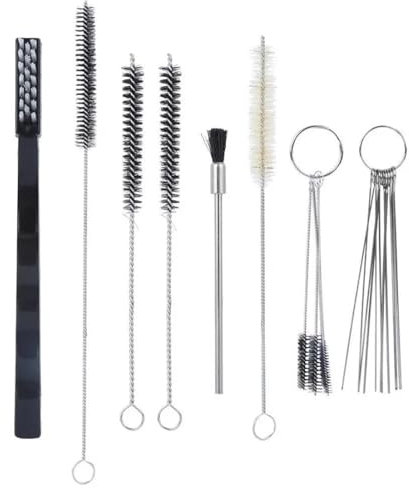 19 Pezzi Pistole A Spruzzo Kit Di Strumenti Di Riparazione For La Pulizia Degli Ugelli Set Di Spazzole Ad Ago Pistole A Spruzzo Accessori Puliti Kit Di Pulizia Lancia A Spruzzo
