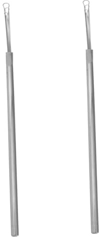 SECFOU 2stücke Teiliges Edelstahl Ohrenschmalz Entferner Tragbare Metall Ear Scoops Mit Rutschfestem Design Sicherer Ohrreiniger Für Effektive Ohrenreinigung Zu Hause Und Unterwegs