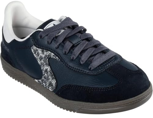 Skechers Hotshot Shimmering Spots, sneakers för kvinnor, Svart/vit trim, 37 EU