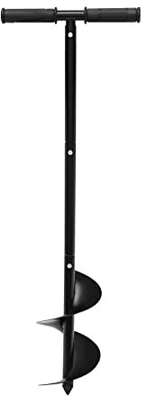 Post Hole Digger, Manual Garden Hole Digging Drill Bit, Hand Earth Auger Fence Post Drill Soil Digger Hole Borer Digger, Hand Drill Auger Post Hole Digger For Planting, Fence Post Auger 6x 33.46