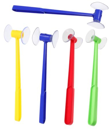 FRCOLOR 5 Piezas Martillo con Ventosa Juguetes Educativos De Aprendizaje para Preescolar Clasificación De Colores Coordinación Mano-Ojo Actividades De Aprendizaje En Casa Y Escuela