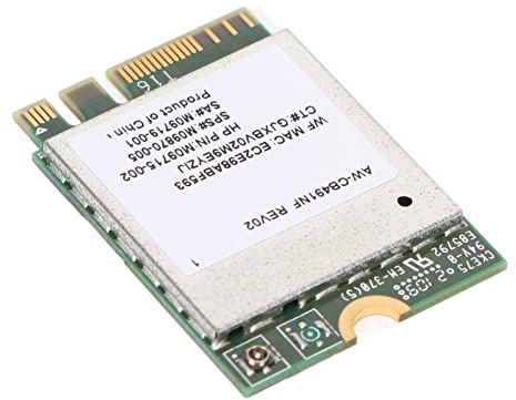 KIMISS Tarjeta WiFi RTL8821Ce, Tarjeta de Red M.2 de Alta Velocidad para Computadoras Portátiles y Computadoras de Escritorio, Rendimiento Estable con Soporte BT4.2