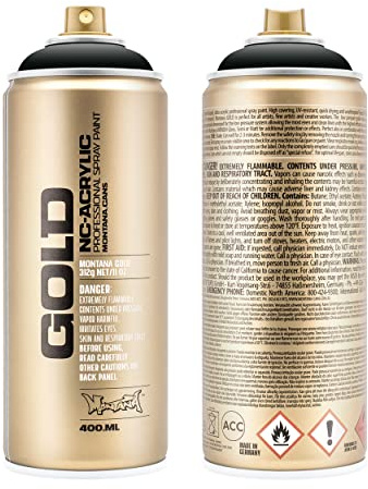 Montana Cans 285332 Spray Can Gold, Gld400, 7090, 400 ml, Coke