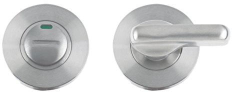 Disabled Bathroom Turn & Release Door Lock Set Satin Stainless ZCS2006i