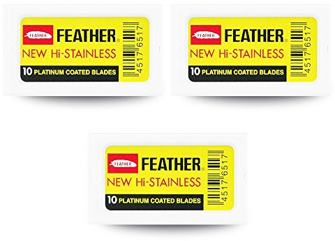 THE GOODFELLAS' SMILE 30 razor blades feather 1er Pack(1 x ml