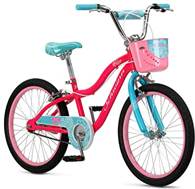 Schwinn Elm Bike, 20 Inch Bike for Kids Ages 7-13, SmartStart Ergonomic Design for Kids, Adjustable Seat Grows with your Child, Rear Coaster Brake & Front and Rear Hand Brakes, Training Bicycle