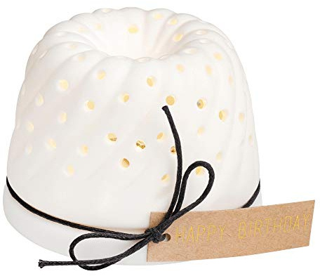 Räder [A] LED Lichtbotschaft Birthday Kuchen D.6,5cm, H.5cm
