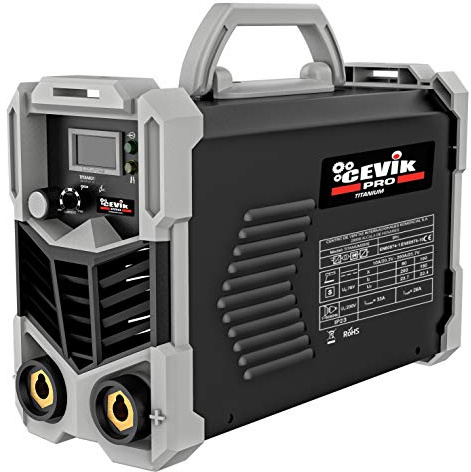 CEVIK PRO - Equipo de Soldadura Inverter MMA 160A CE-TITANIUM161 - Para Profesionales - Hot Start, Arc Force, Anti-Stick