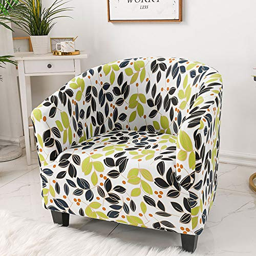 Your's Bath Tub Chair Covers Stretch Chair Covers, Soft Breathable Club Chair Slipcover Armchair Protector, Removable Washable Sofa Couch Cover for Bar Counter Dining Living Room Office (B)