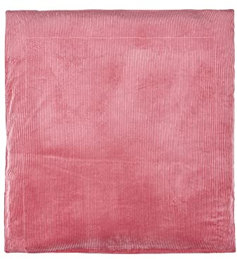 KraftKids Bezug für Wickeltischauflage Cord Breitcord Rosa 85 cm breit x 75 cm tief