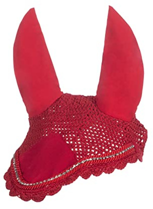 HKM Sparkly Fliegenhaube 3000 Rot Pony