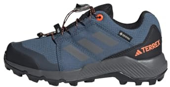 adidas Shoes - Low (Non Football) Terrex GTX K, Wonder Steel/Grey Three/Impact Orange, IF5705, 6