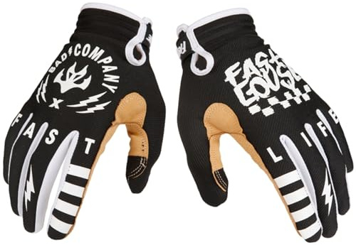 EXCEREY Motorcycles Racing Bicycles Full Finger Gloves for Adult Cycling Climbing Riding Biking Outdoor Sports (Black, Size L)