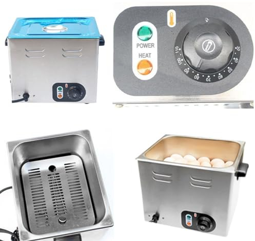 TAHALI Cocedor de Huevos eléctrico,Cocedor de Huevos fácil eléctrico,Cocine sin Esfuerzo 60 Huevos con Aguas Termales,Máquina de Huevo Medio cocido para Huevos pasados por Agua,110V