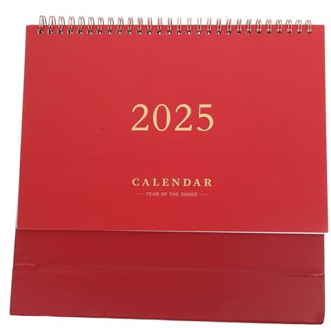 STOBOK Desktop Kalender Mit Goldprägung Minimalistischer Tischkalender Für Büro Zuhause Praktischer Monatskalender Für Persönliche Planung Robustes Design Mit Dickem Handlich Und