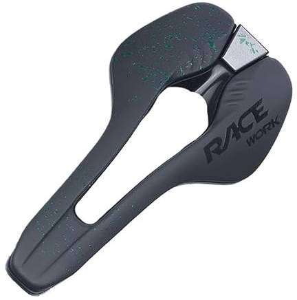 CHENJIAHAO Fahrradsattel Herren Rennradsattel 270 x 140 mm, Ultraleicht, atmungsaktiv, Rennfahrradsattel for Herren, weich, bequem, MTB-Fahrradteile Fahrradsattel(Green Saddle)