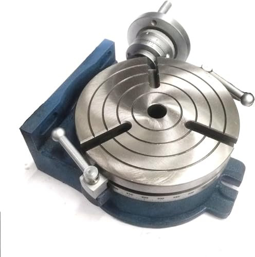 A.D. International 8-Inch Horizontal Vertical Precision Milling Drilling Machine Vernier Reading 360 Degree Rotary Table