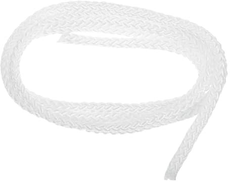 sourcing map 3Pcs Cord Loop for Window Shades, 3mm 3Ft(92cm) Nylon Satin Cord Window Blind Looped String Braided Lift Shade Cord for Pleated Shades Blind Shade DIY, White