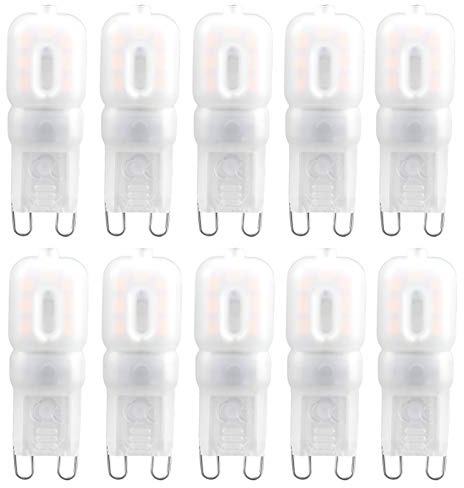 Spacnana Design Design G9 LED Bulb 1,5 W Risparmio Energetico, Design di Dissipazione del Calore Rapida, Facile Installazione per Varie Lampade