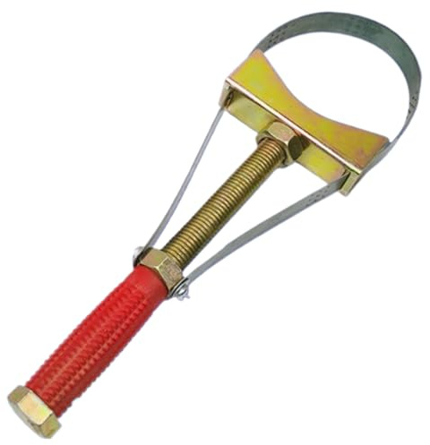 Extracteur de filtre à huile | Accessoires de réparation d'excavatrice | Outil de retrait de filtre à huile réglable robuste pour camions et pelleteuses