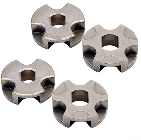 Kettensägen-Kettenrad, 9 x 12 mm Bohrung Ritzel für ES-Serie, Metall-Kettenrad für ES-Kettensägen 31A 32A 36A 37A 4A 40A 41A 5A 6A, Kettenrad (4 Stück)
