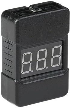 CCZRD 1-8S Lipo Battery Voltage Tester/Low Voltage Buzzer Alarm/Battery Voltage Checker With Dual Speakers