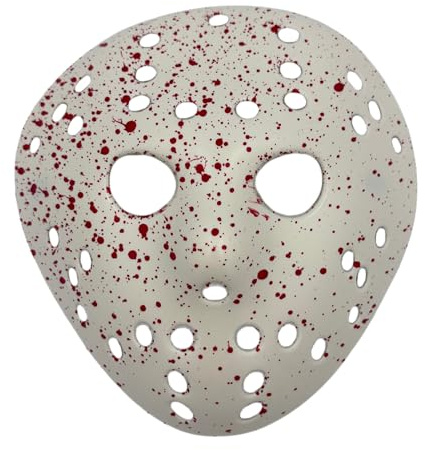 SwiftPick Home Halloween Jason Hockey Maske, Erwachsenenkostüm Maske, Weiß