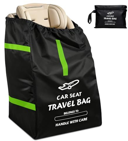 LPZMPZ Gate Check Transporttasche Kindersitz Tasche Flugzeug | Baby Car Seat Travel Bag, Rucksack Autositz Reisetasche for Airplane, Schutzhülle für Babyschale Kindersitz Flugzeug