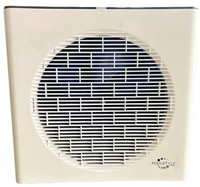 PoolStyle 5kW Mini Heat Pump | Compact & Energy-Efficient Swimming Pool Heater for Above Ground Pools and Spas | Quiet Operation | Model PSL-150-0033
