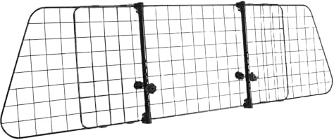 Aramox Barrera de Coche para Perros, Divisor de Maletero de Malla Ajustable para SUV y Camiones, Puerta de Seguridad para Mascotas