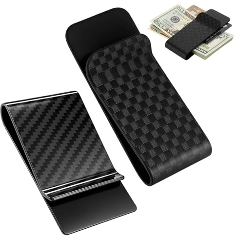 Tniytru Copper Money Clip 2-Pack – RFID Blocking Slim Wallet for Men, Minimalist Card Holder & Cash Clip, Ultra Thin Metal Pocket Wallet