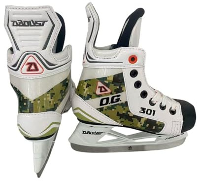 Daoust 301 Camo Senior Eishockey Schlittschuhe (Grün, 9.5 = EU 45)