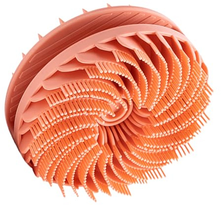 Spazzola in silicone, scrubber da bagno in silicone per il corpo | Scrubber doccia per il corpo - Innovativa spazzola girevole 2 in 1, doccia igienica, spugna, spugna/