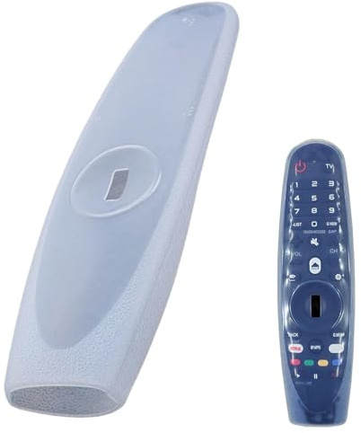 Custodia per controller in silicone – pelle protettiva trasparente, design ergonomico morbido – sicurezza contro cadute, prevenzione , presa comoda, profilo sottile | uso notturno lounge