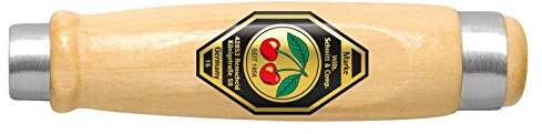 Kirschen 1901120 Manche en Bois de charme, Beige/Argent, 120 mm