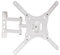 Proper, colore: bianco, A parete inclinabile per TV con staffa 58,42 cm (23) 60,96 cm (24) 71,12 cm (28) 81,28 cm (32) 99,06 cm (39) 101,60 cm (40) 106,68 cm (42) televisioni LCD e LED, classe energetica A.