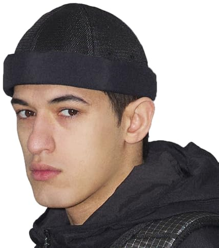 UNDERCONTROL Bunte, krempenlose Matrosen-Fischermütze aus Leon-Nylon, wasserabweisend, Supplex, LSF 40, Sommermütze mit gerolltem Umschlag, ohne Schirm, Totenkopf, Taktische Beanie-Mütze mit Schnalle