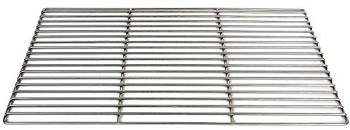 WiMi Massiver Edelstahl Grillrost 70 x 46 cm, 6 mm, Elektropoliert, Silber