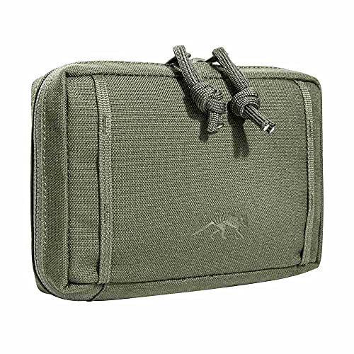 Tasmanian Tiger TT Tac Pouch 4.1 Rucksack Zusatz-Tasche mit Molle-System kompatibel, Zubehör-Tasche für EDC, Werkzeug oder kleine Erste Hilfe Sets; 10 x 15 x 4 cm, Olive