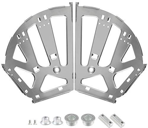 PHITUODA 3 Schichten Schuhe Schubladen Schrank Scharniere Silber 1 Paar | Schuhschrank-Ersatzbeschläge aus Edelstahl, für Küche, Wohnzimmer