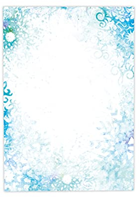 Briefpapier Weihnachten Weihnachtsbriefpapier Weihnachtspapier A4 für Kunden Geschäftspapier für Kundenbriefe (10 Blätter in DIN A4)