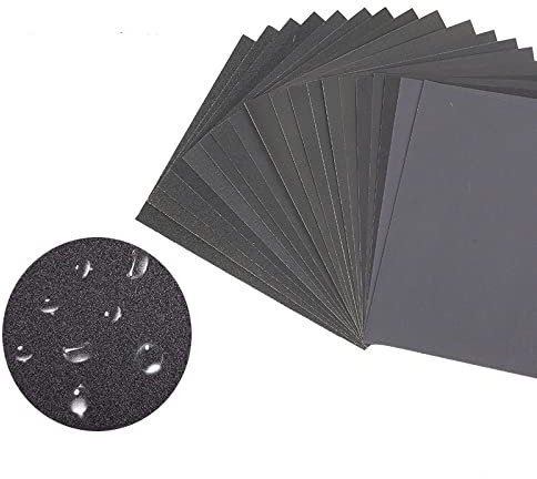Uds. Papel abrasivo resistente al agua de 280x230mm papel abrasivo de agua 60 malla a 2000 papel de lija de malla papel abrasivo para pulir, 800