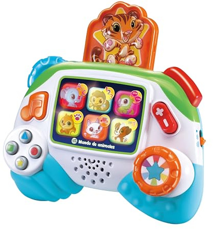 VTech Leapfrog Mando de Animales, Primera Consola bebés +9 Meses, Juguete Interactivo con Actividades, Juego de imitación, Fortalece Habilidades motoras, Versión ESP