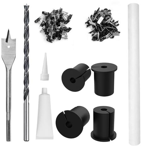 1 inch cable routing kit for starlink,4pcs wall grommet bushing starlink masonry routing kit including threading cables tool through wall for star link cable routers ethernet adapter