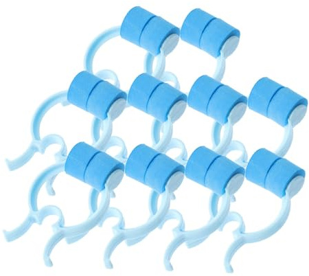 Healeved Clip Nasale Antirussamento Professionale per Esercizi di Respirazione 16 Pezzi in Pom e Eva, Pratico Fermagli Nasali per Viaggi e Attività All'aperto