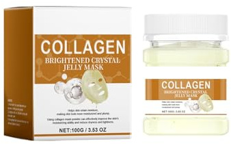 Jelly-Gesichtsmaske für Naturpeelings, Kollagen-Gelmaske zum Abziehen, feuchtigkeitsspendende Peel-off-Gelmaske