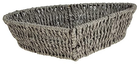 CONGARTENO Vassoio Porta Snack e Frutta Forma Di Cuore in Carta Intrecciata Contenitore Decorativo Da Tavolo Resistente Per Uso Domestico e Organizzazione Multiuso