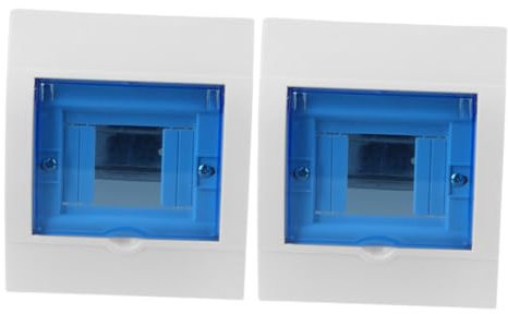 Alipis Boîte de Jonction Électrique Étanche en Plastique 2 Pièces, Design Moderne et Robuste, pour Usage Extérieur et Intérieur, Offrant Durabilité et Praticité